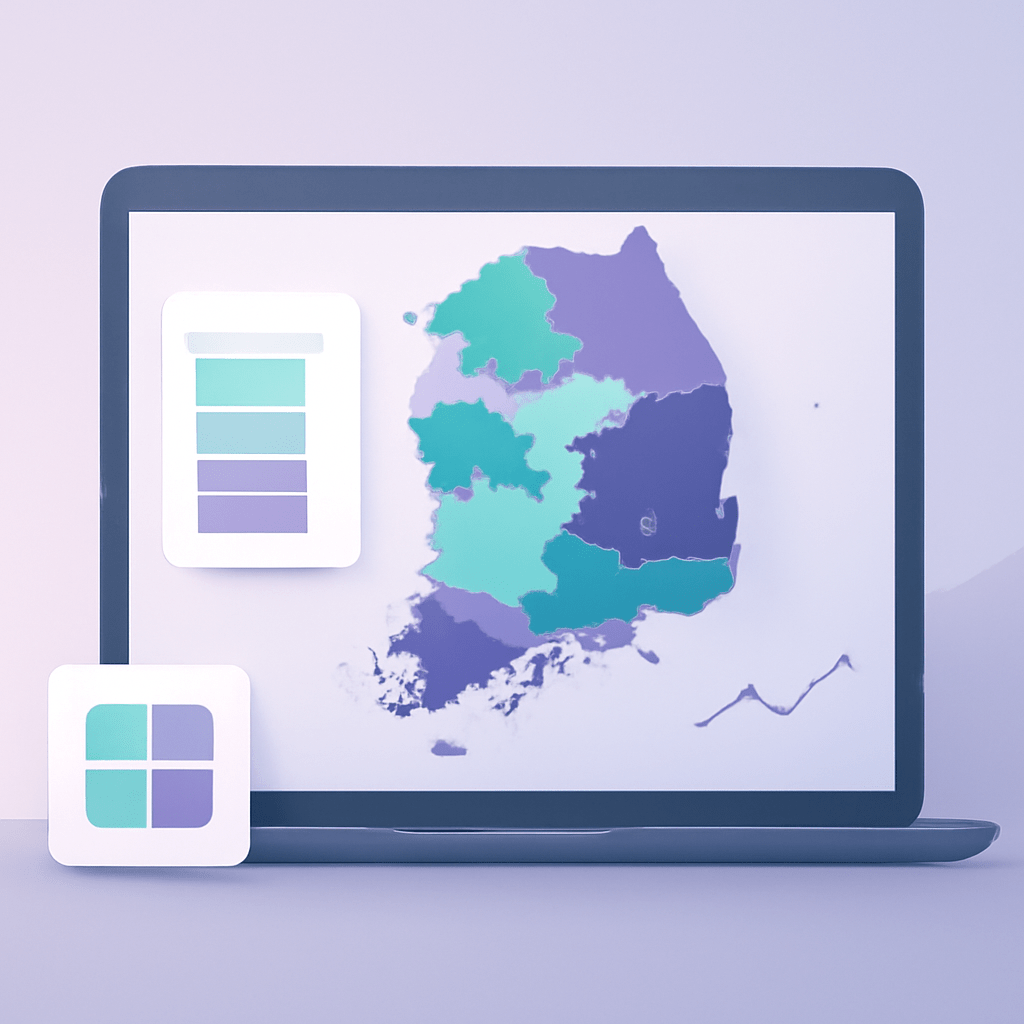 단계구분도(Choropleth) 잘 만드는&nbsp;법
